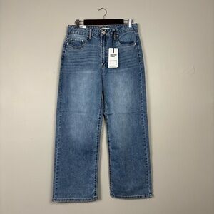 Oat New York Cloud Luxe Denim High Rise Wide Leg Jeans